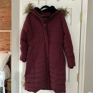 Women’s Maroon Winter Jacket